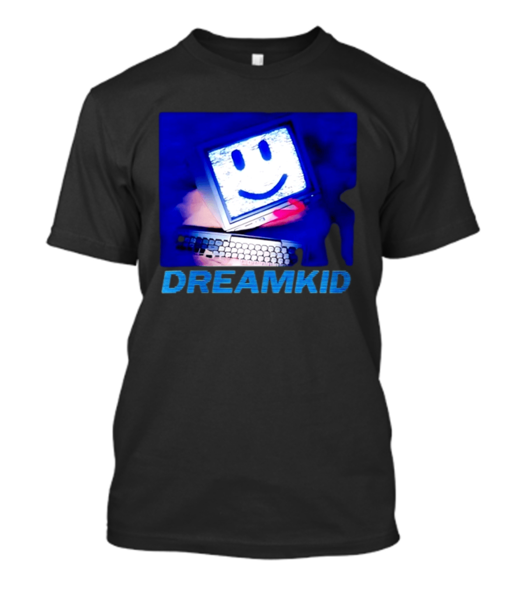 Dreamkid Smiley Face Computer Tech T-Shirt