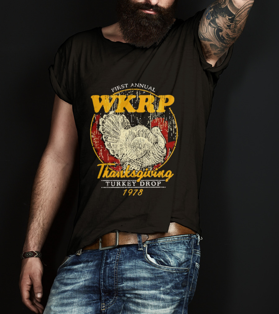 First Annual WKRP Thanksgiving Turkey Drop 1978 T-Shirt