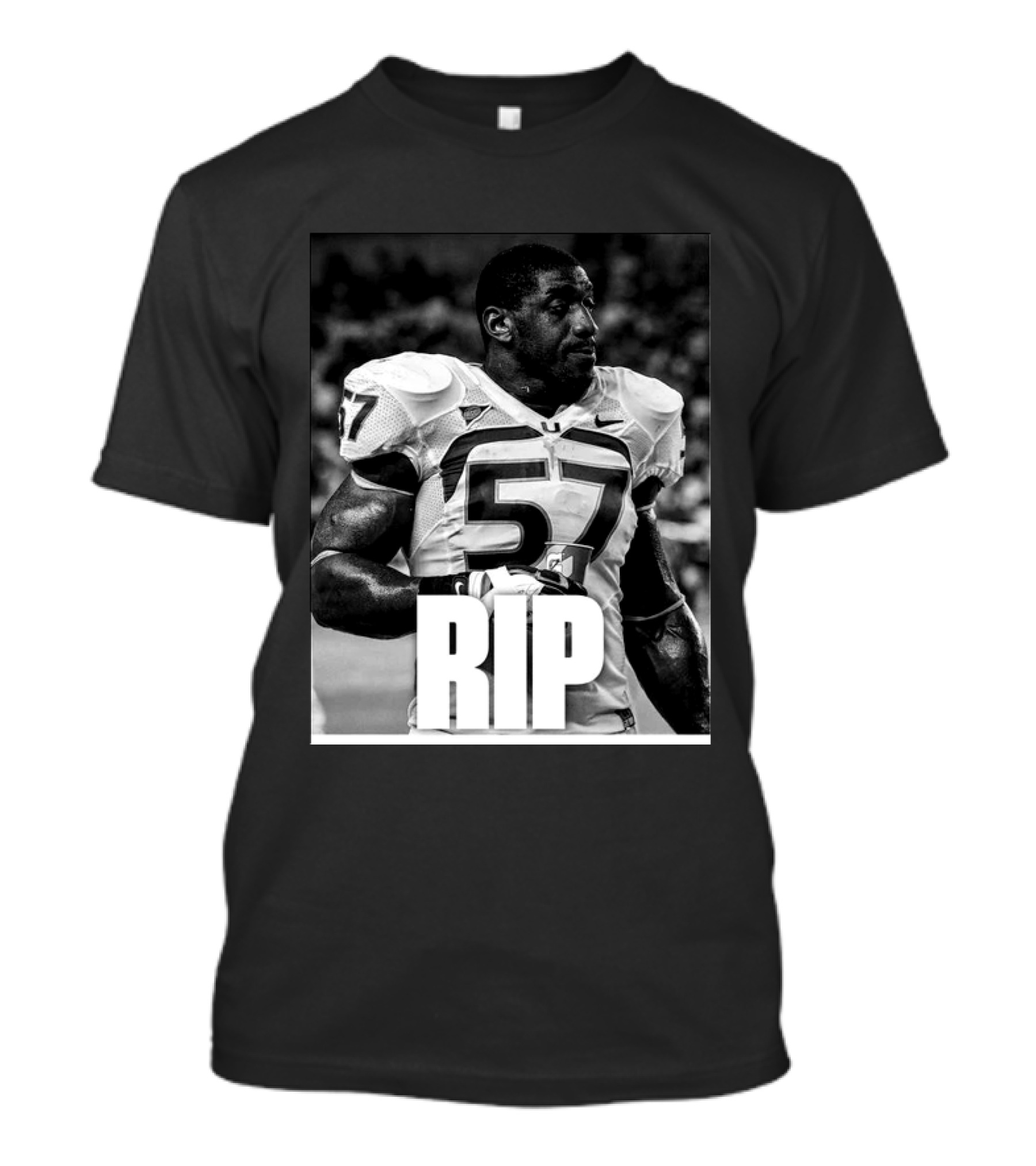R.I.P Allen Bailey 1989 2026 Football Tribute 57 T-Shirt
