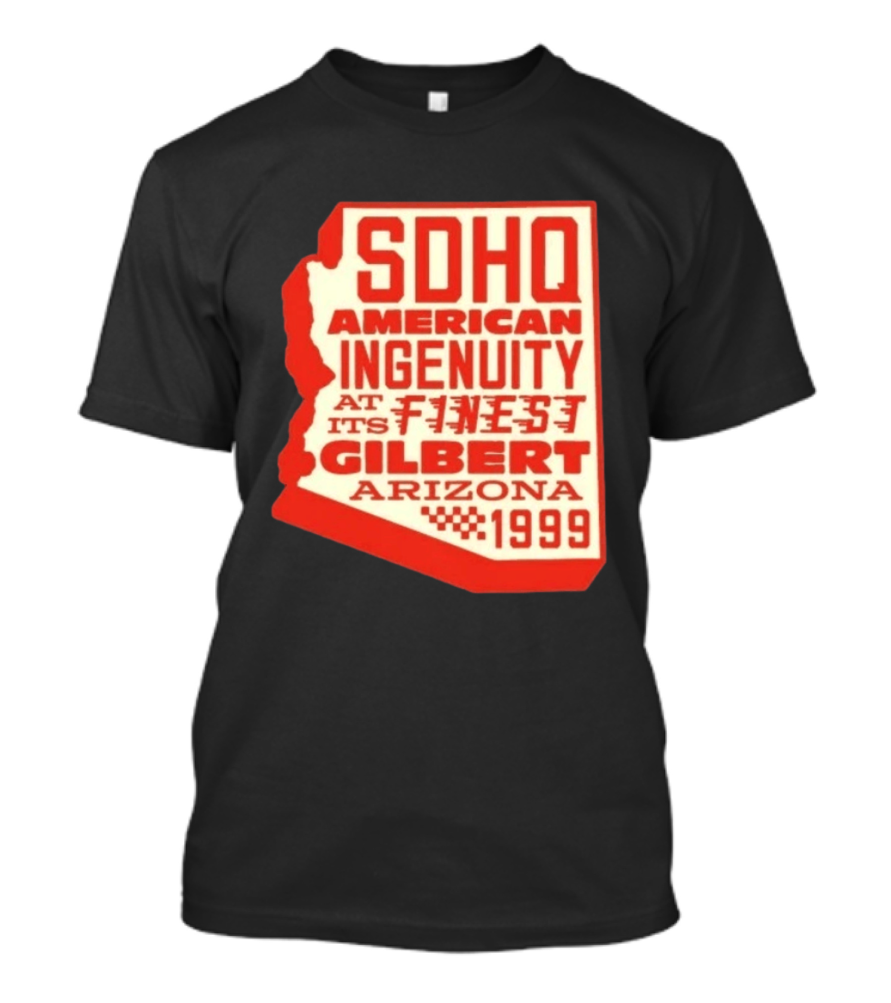 SDHQ American Ingenuity Gilbert Arizona 1999 Racing T-Shirt