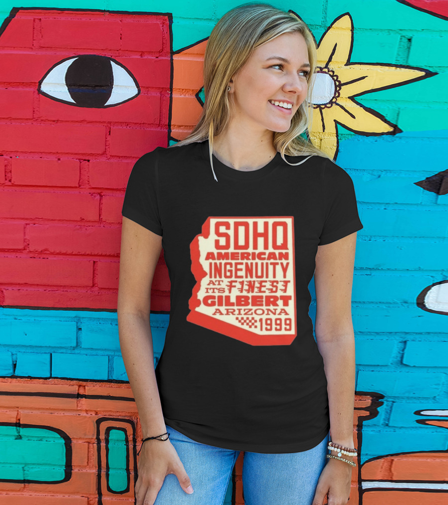 SDHQ American Ingenuity Gilbert Arizona 1999 Racing T-Shirt