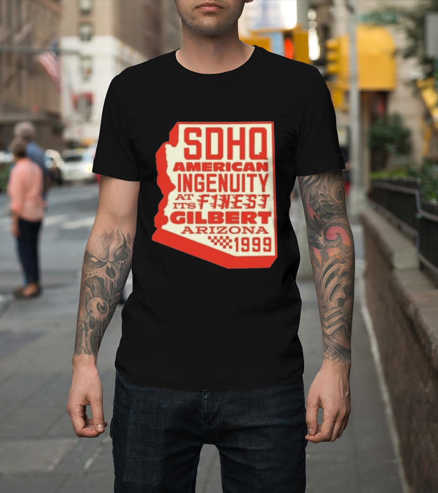 SDHQ American Ingenuity Gilbert Arizona 1999 Racing T-Shirt
