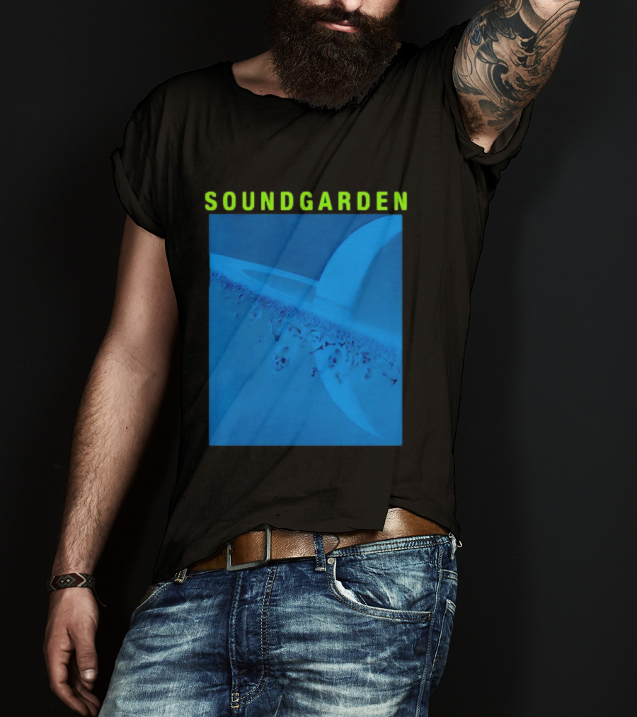 Soundgarden Superunknown Album Cover Art Blue Skull Scene T-Shirt