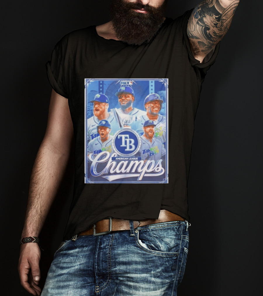 Tampa Bay Rays American League Champs Fox MLB T-Shirt