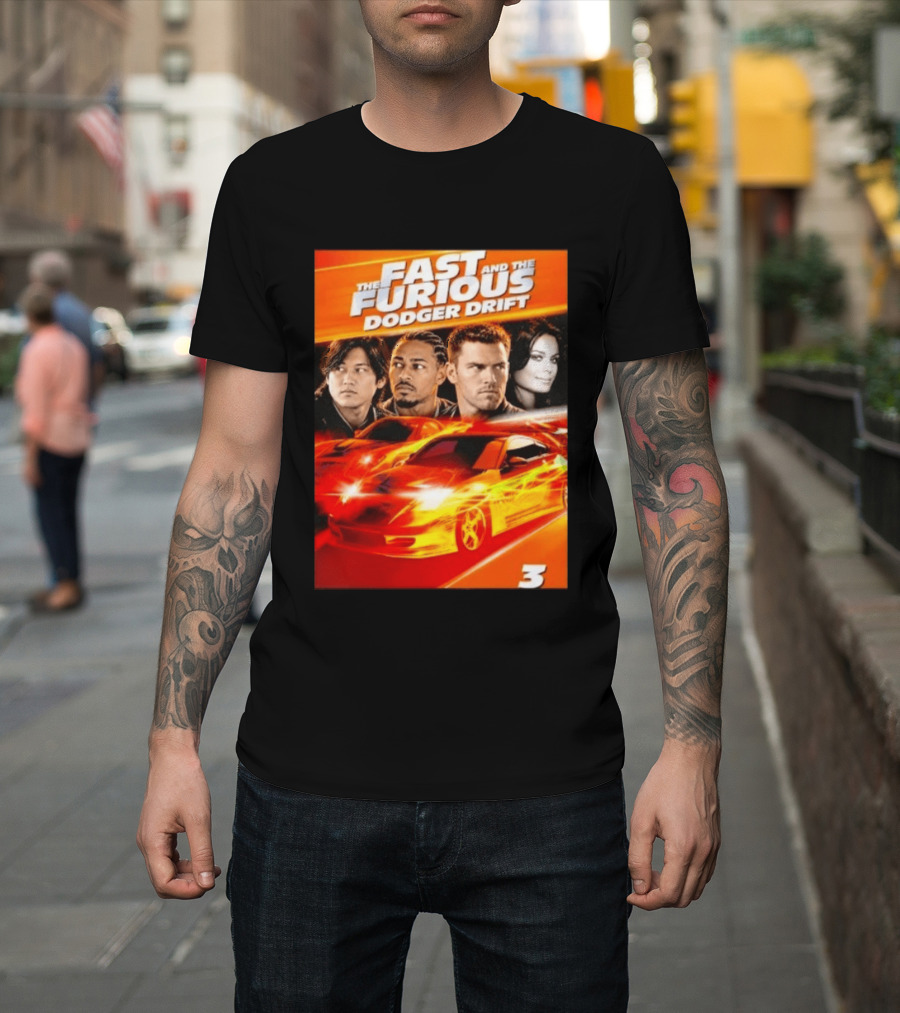 The Fast And The Furious Dodger Drift 3 T-Shirt