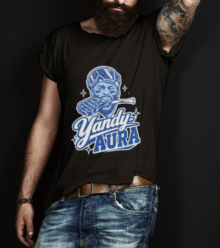 Yandy Aura Tampa Bay MLB Baseball T-Shirt