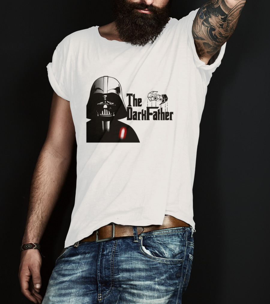 The Darth Father Star Wars Sith Lord And TIE Fighter T-Shirt