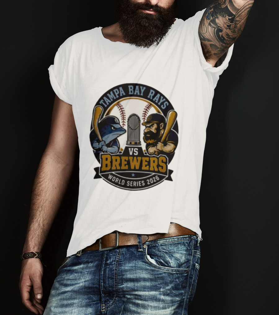 Tampa Bay Rays Vs Brewers World Series 2026 T-Shirt