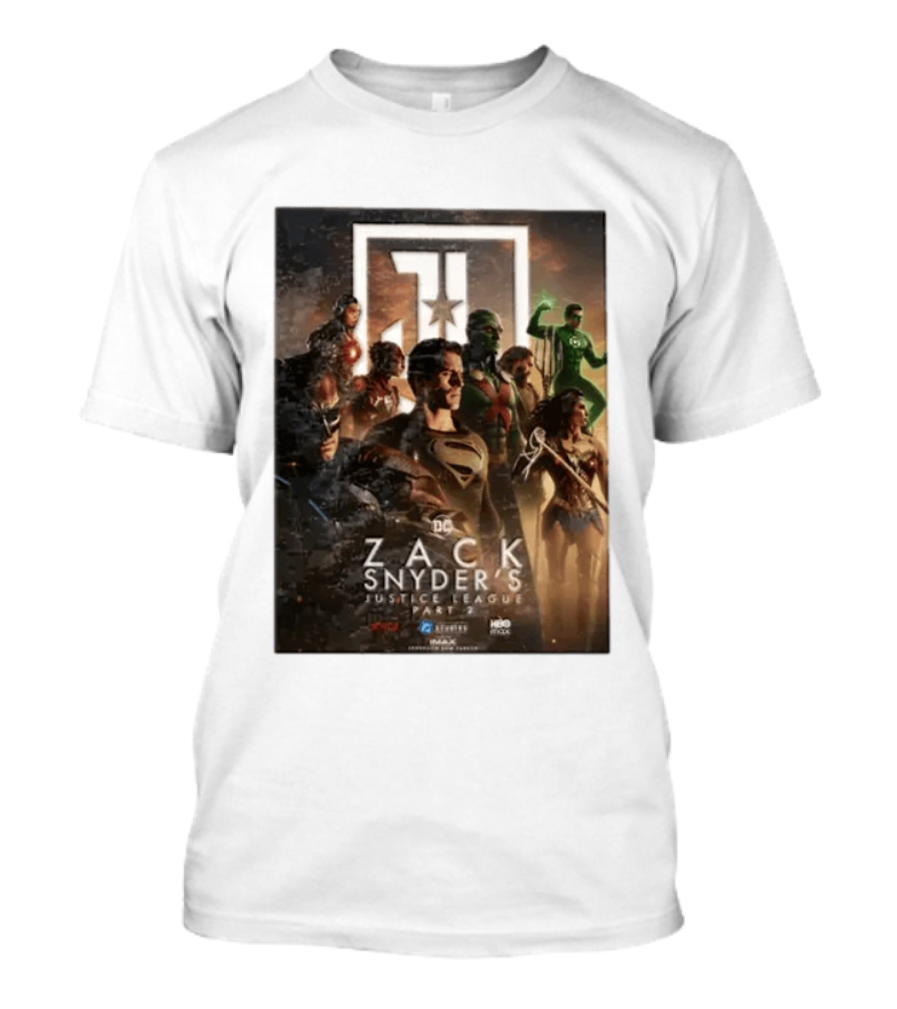 Zack Snyder's Justice League Part 2 DC Superheroes Movie Featuring Hero Lineup T-Shirt