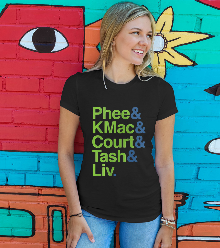 Minnesota Lynx Phee KMac Court Tash Liv Basketball 2026 T-Shirt