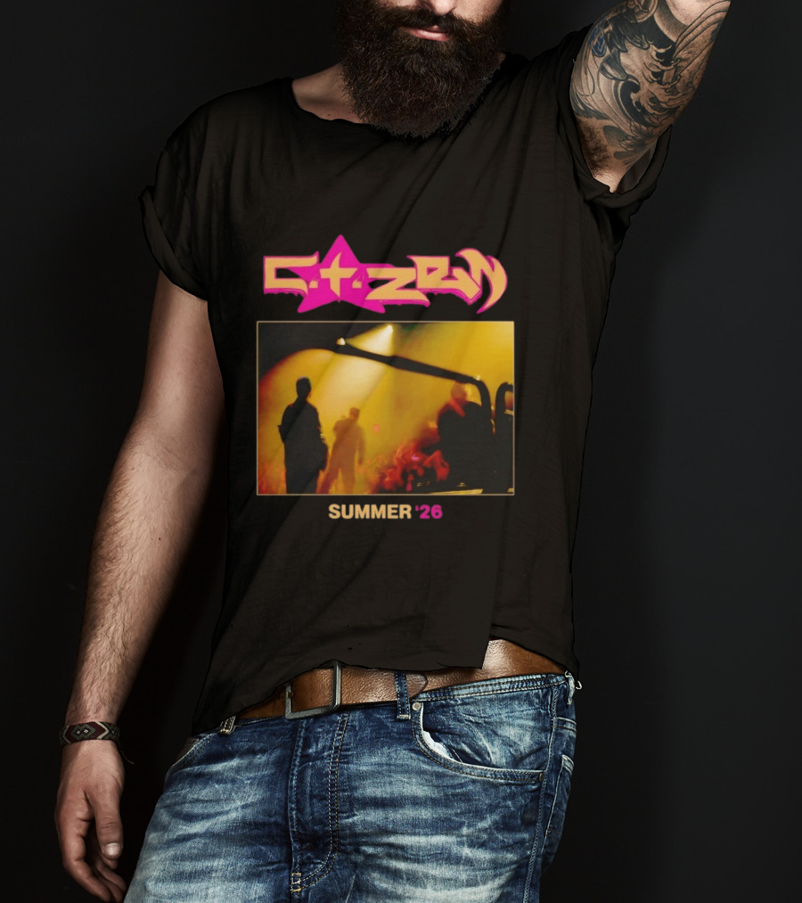Citizen Summer '26 Concert Tour Alternative Rock Live Performance T-Shirt