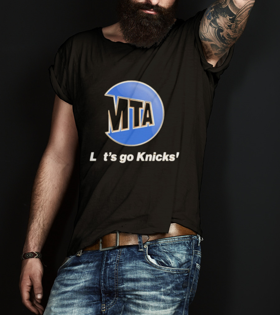 New York Knicks MTA Let's Go Knicks T-Shirt