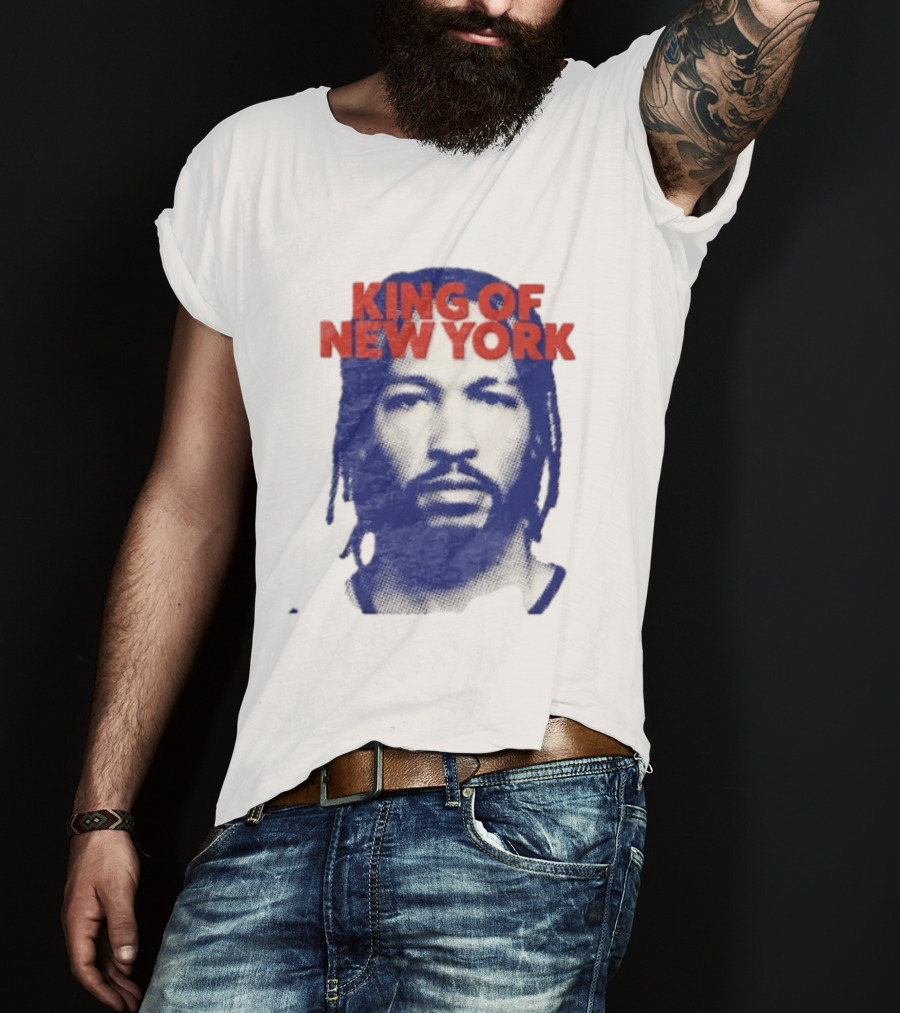 King Of New York Halftone Jalen Brunson T-Shirt