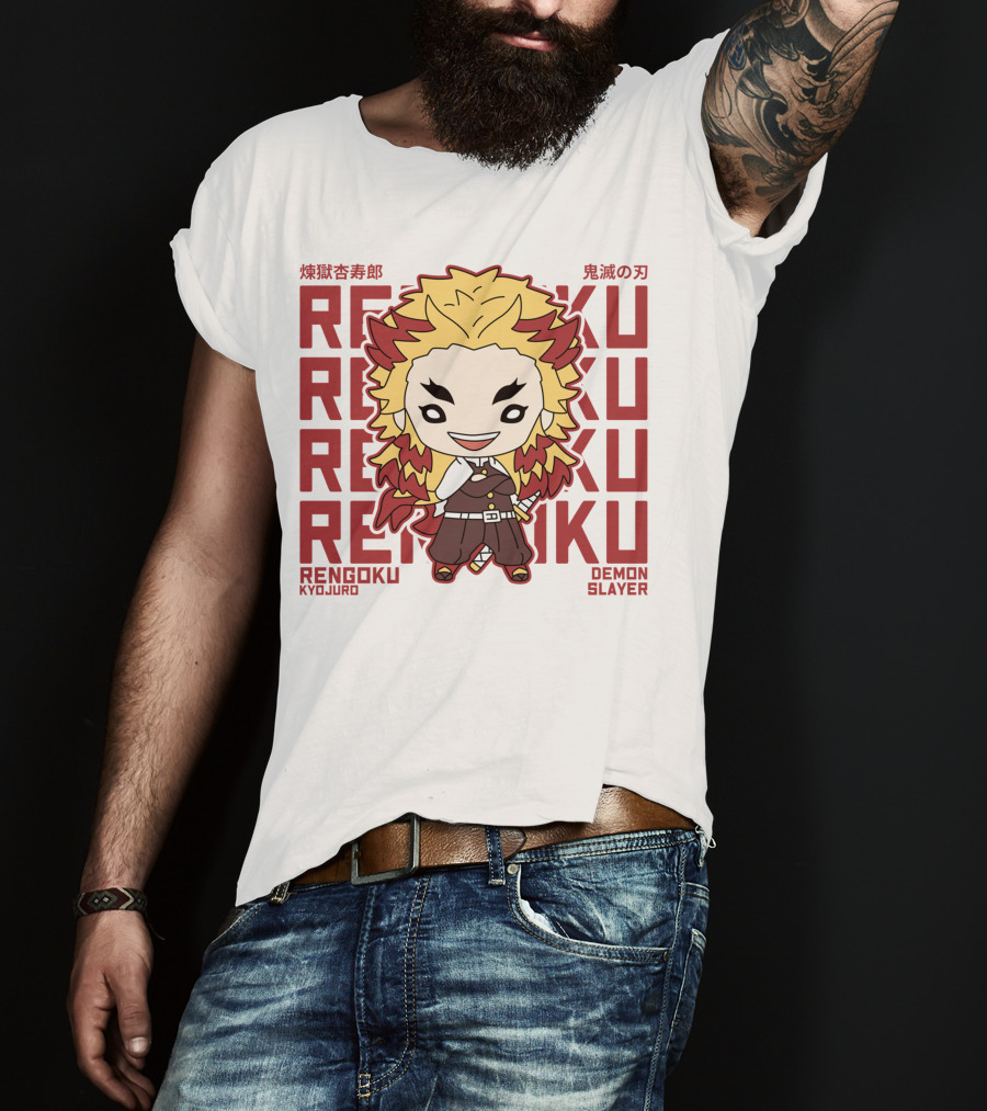 Rengoku Kyojuro Kimetsu No Yaiba Demon Slayer T-Shirt