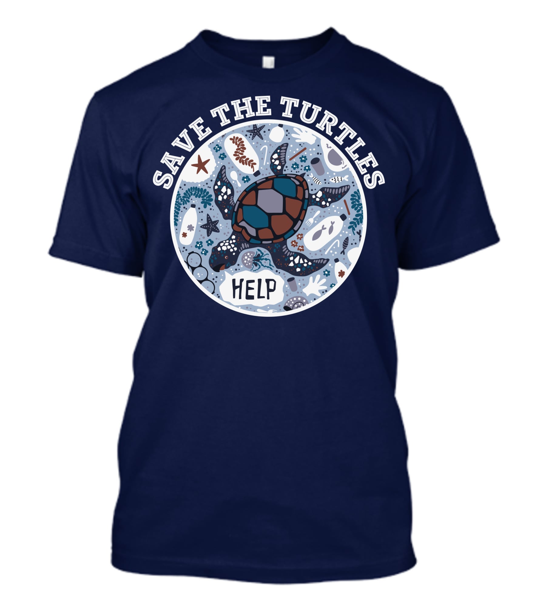 Save The Turtles Help Ocean Animal Rescue Campaign T-Shirt