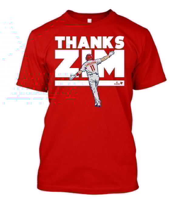 Ryan Zimmerman Thanks Zim Washington Nationals Fans Players Association T-Shirt