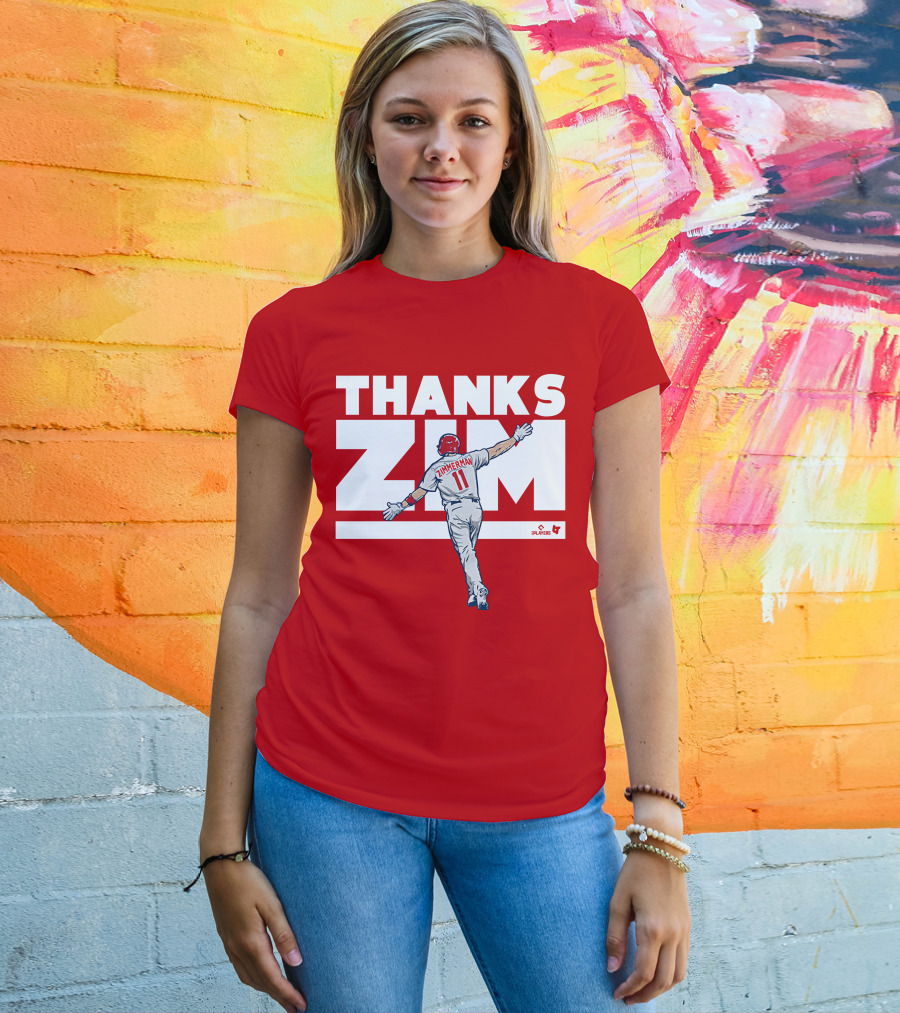 Ryan Zimmerman Thanks Zim Washington Nationals Fans Players Association T-Shirt