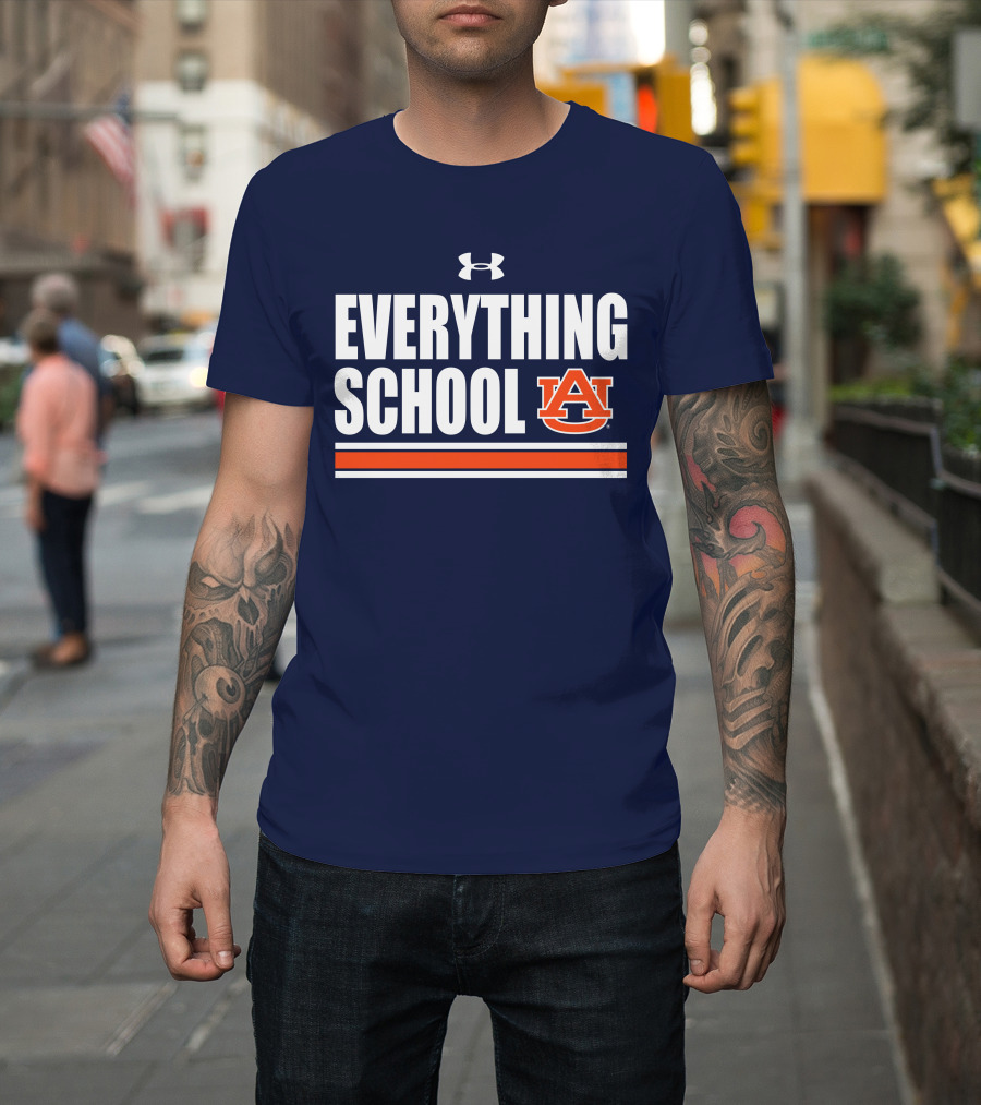 Everything School Auburn Football Under Armour Jarquez Hunter Derick Hall T-Shirt