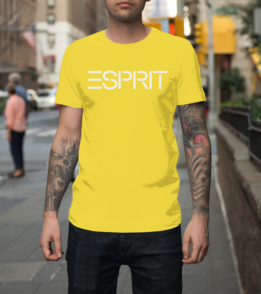 Hbx Store Merch Esprit Yellow Background T-Shirt