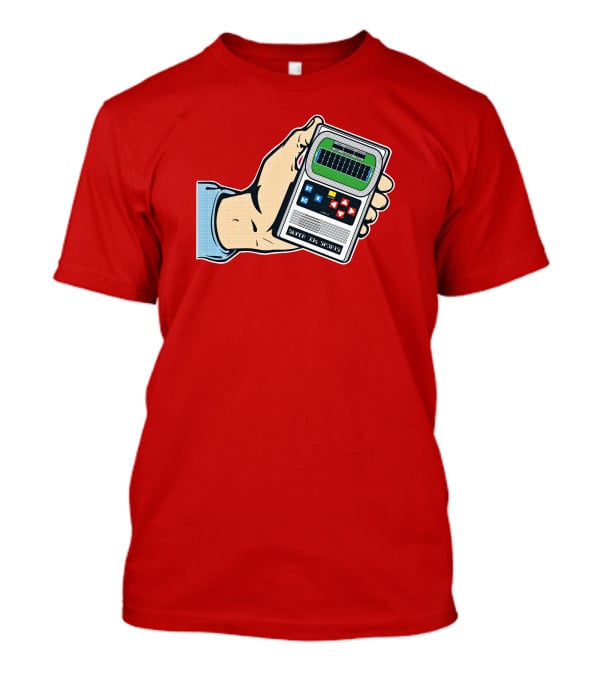 Super 70s Sports Handheld Electronic Football Vintage Style Retro Gaming Nostalgia T-Shirt