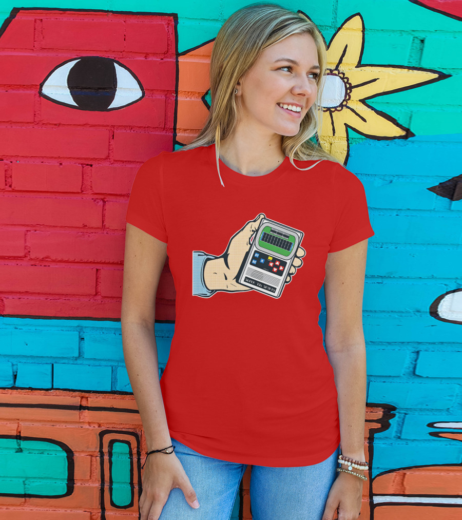 Super 70s Sports Handheld Electronic Football Vintage Style Retro Gaming Nostalgia T-Shirt
