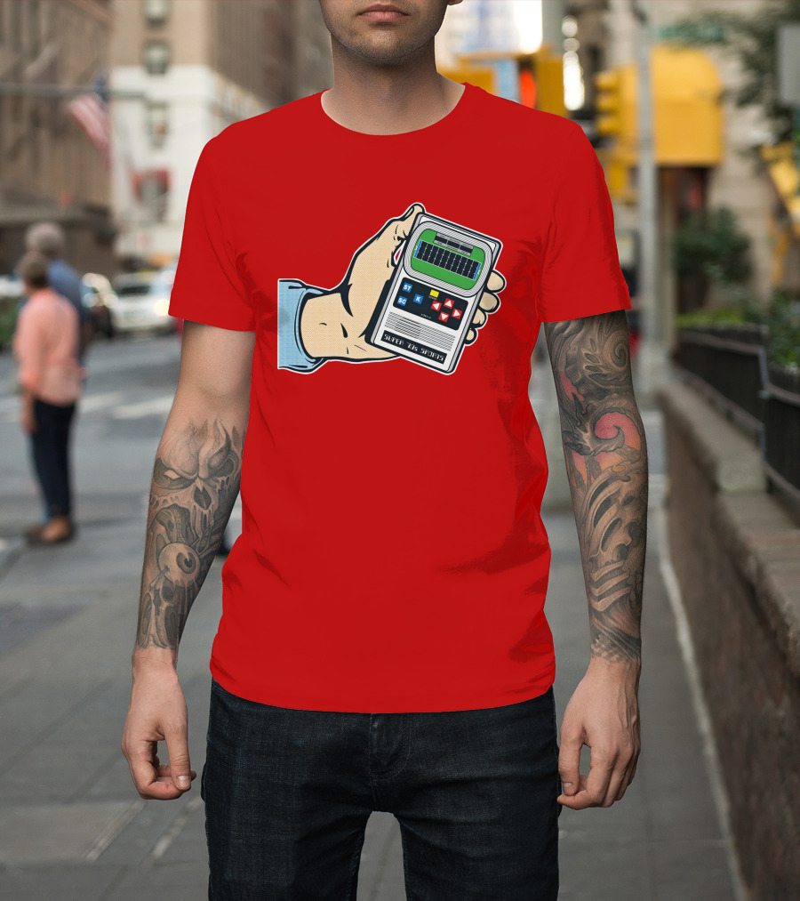 Super 70s Sports Handheld Electronic Football Vintage Style Retro Gaming Nostalgia T-Shirt