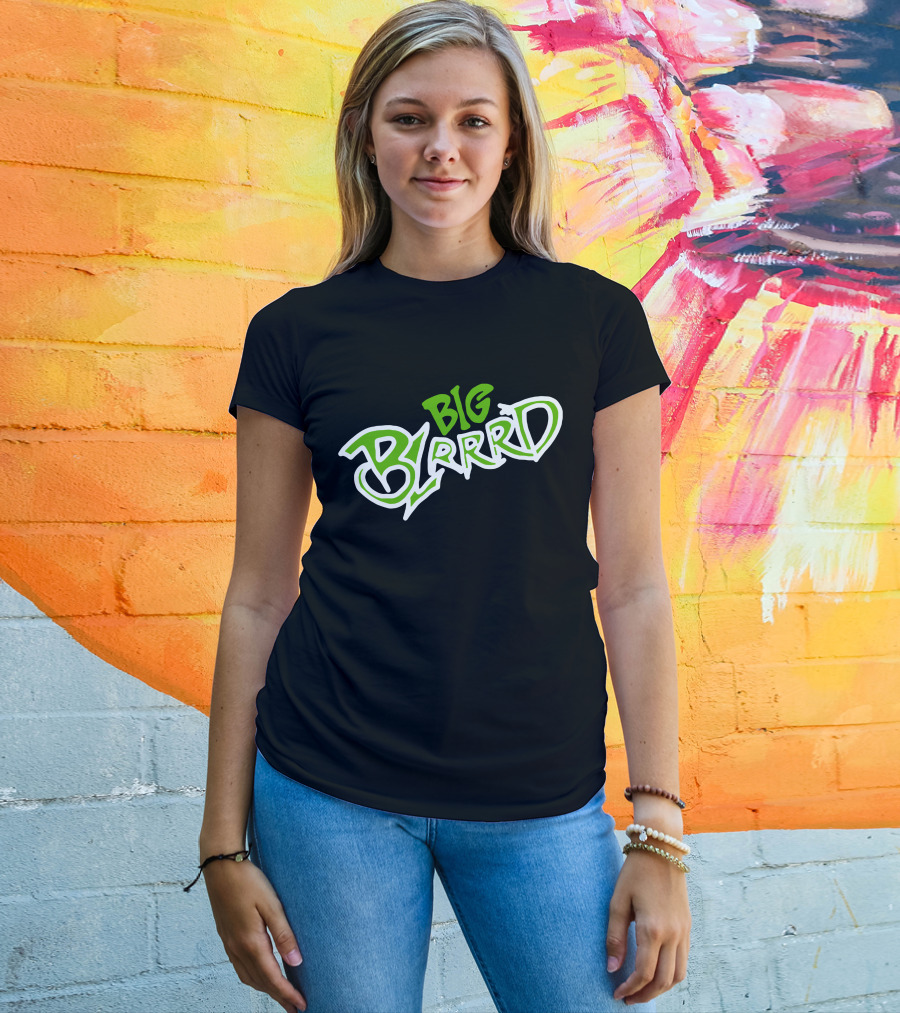 Pooh Shiesty Merch Big Blrrd Graphic Text Green T-Shirt