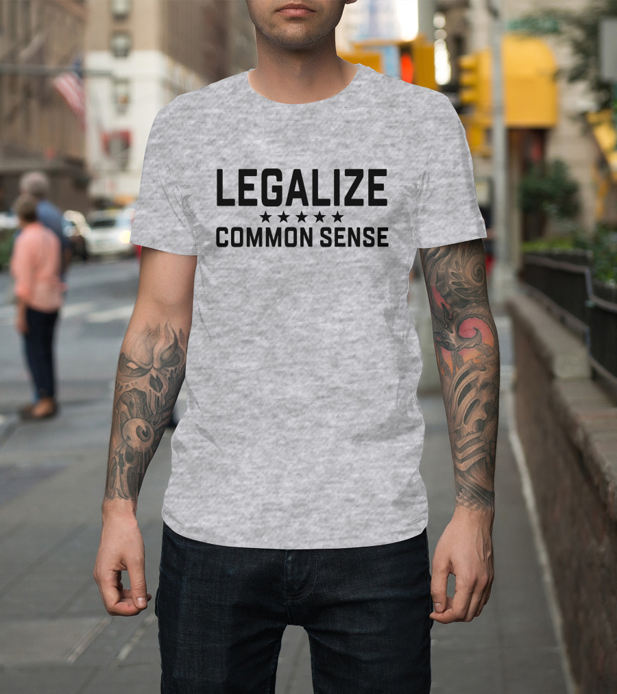 Hodgetwins Merch Legalize Common Sense Stars T-Shirt