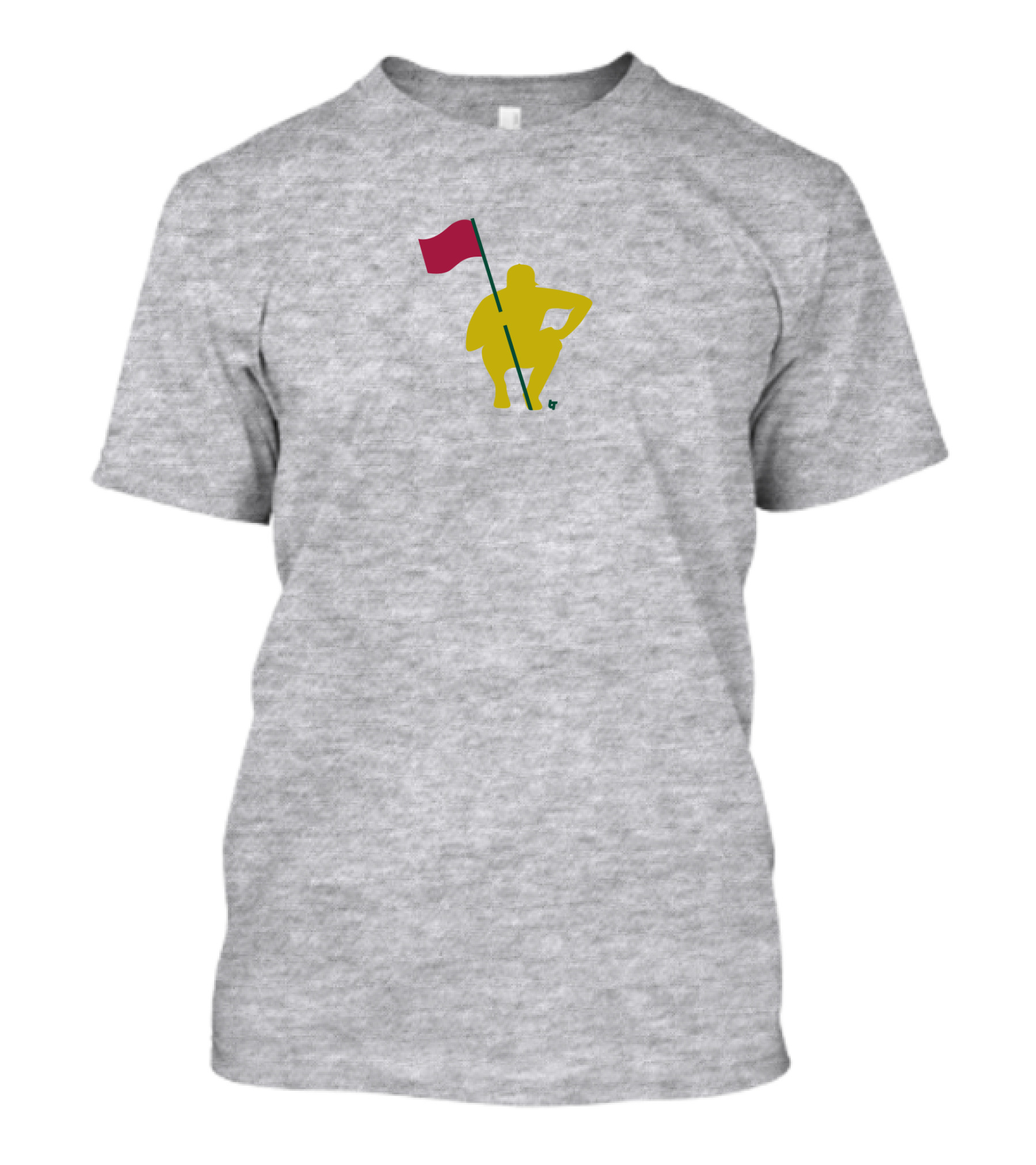 The Caddie Network April Edition Breaking Golf Flag T-Shirt