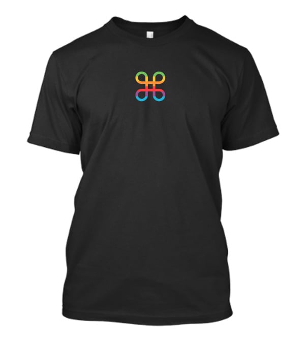 Macrumors Throwboy Rainbow Apple Command T-Shirt