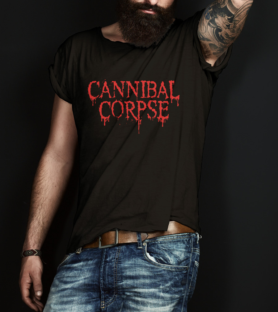 Cannibal Corpse Red Dripping Text T-Shirt