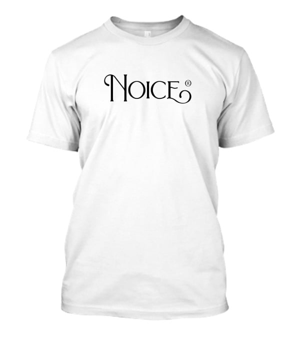 Noice Breeze Registered Script Styled Text T-Shirt