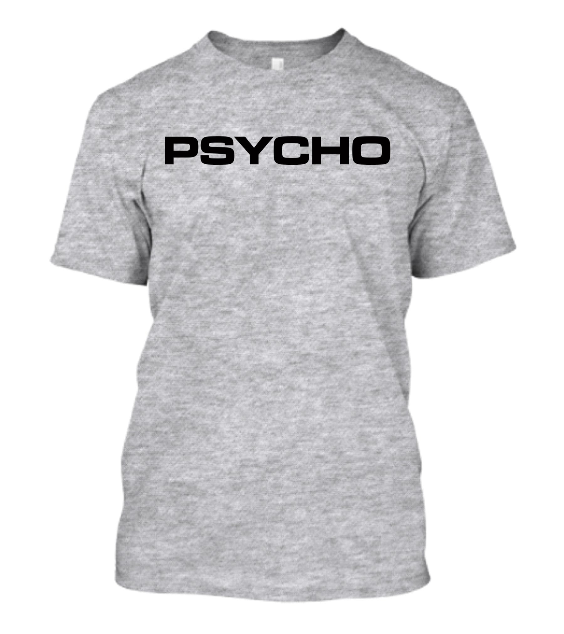 Lifewithj0se Psycho Bold Black Text On Gray Background T-Shirt