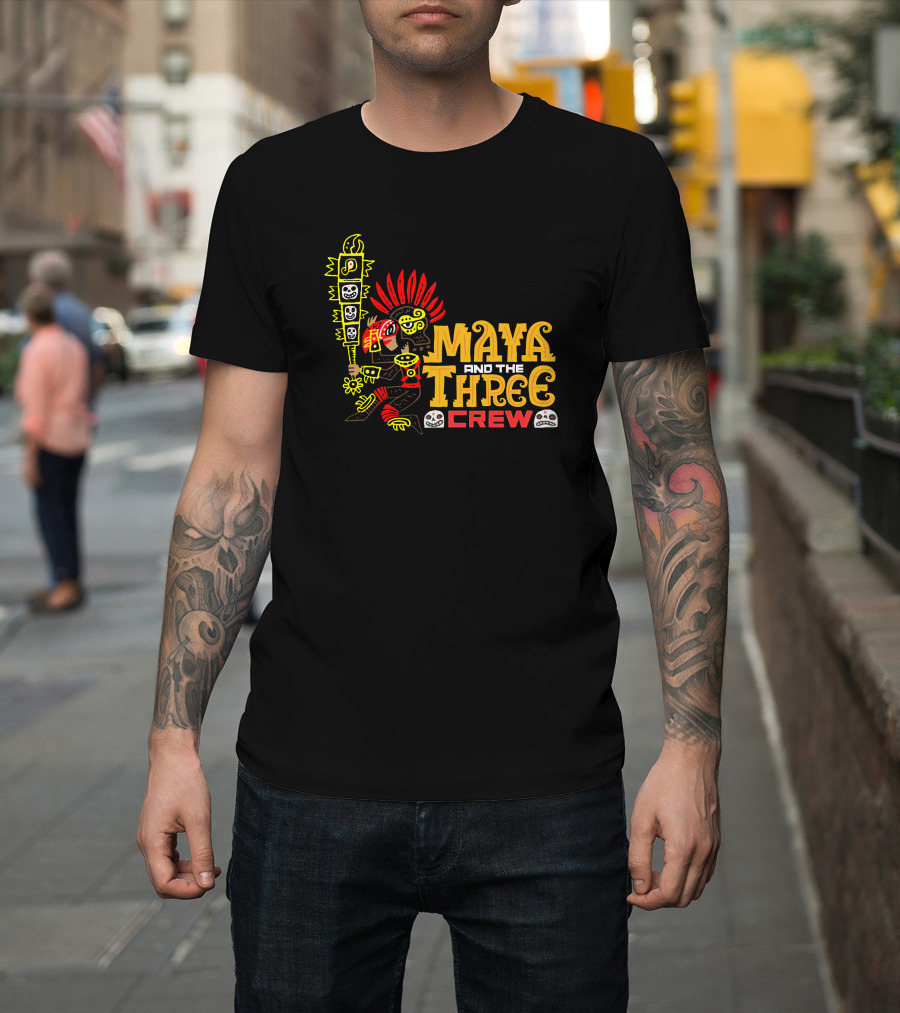 Maya and the Three Crew Jorge R Gutierrez Iconic Warrior T-Shirt
