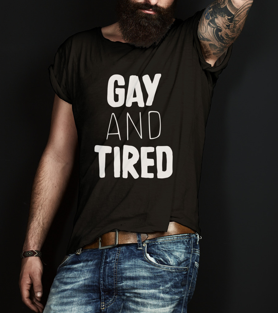Gay And Tired Jason Trevino Lizard Kween Merch T-Shirt