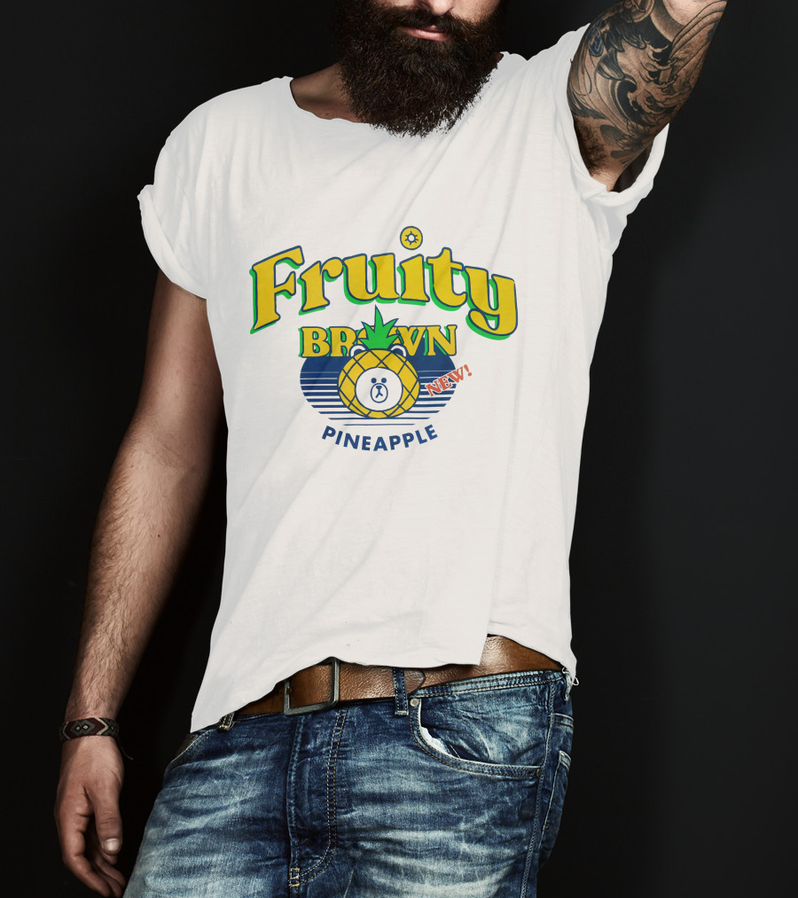 Fruity Brown Pineapple New T-Shirt