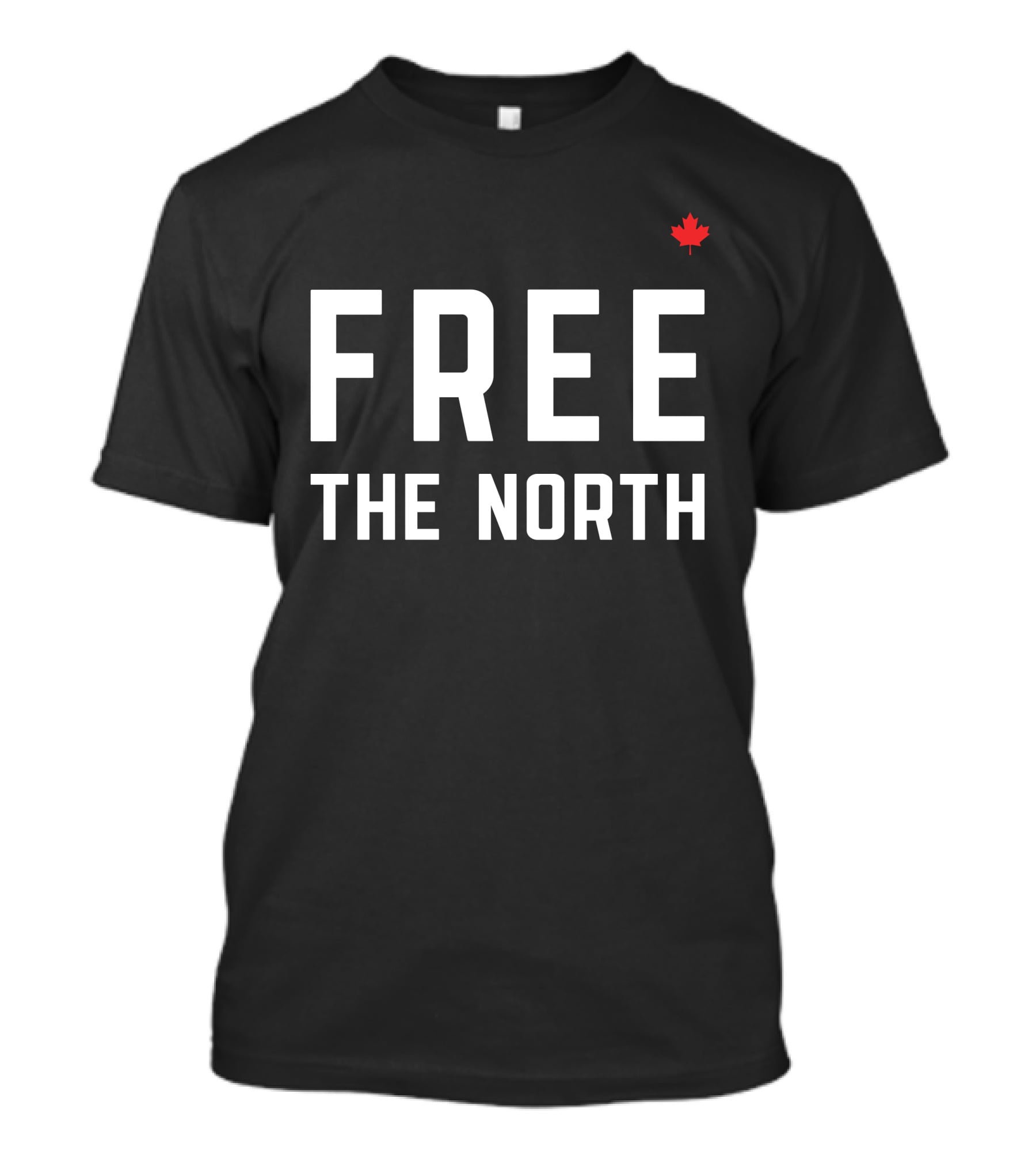 DanGerCat2 Canada Truckers For Freedom Free The North Maple Leaf T-Shirt
