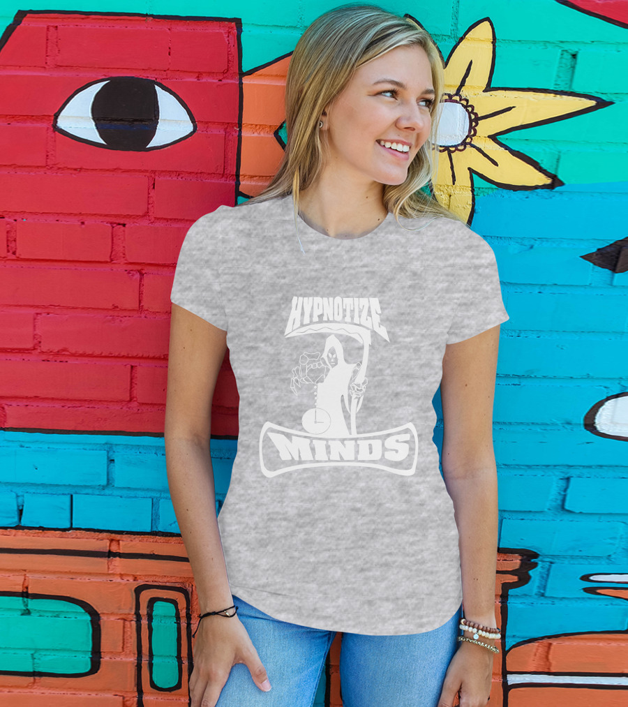 Three 6 Mafia Hypnotize Minds Grim Reaper Clock T-Shirt