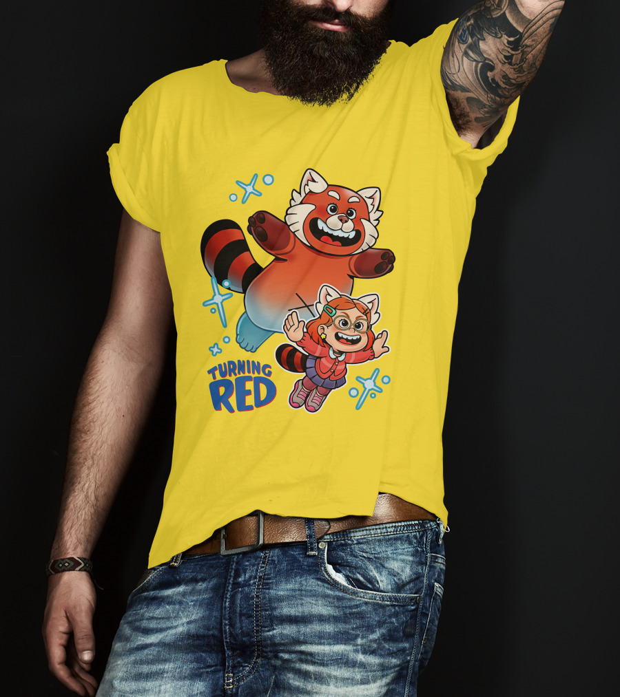 Turning Red Mario Bros 3 Redz The Artist T-Shirt