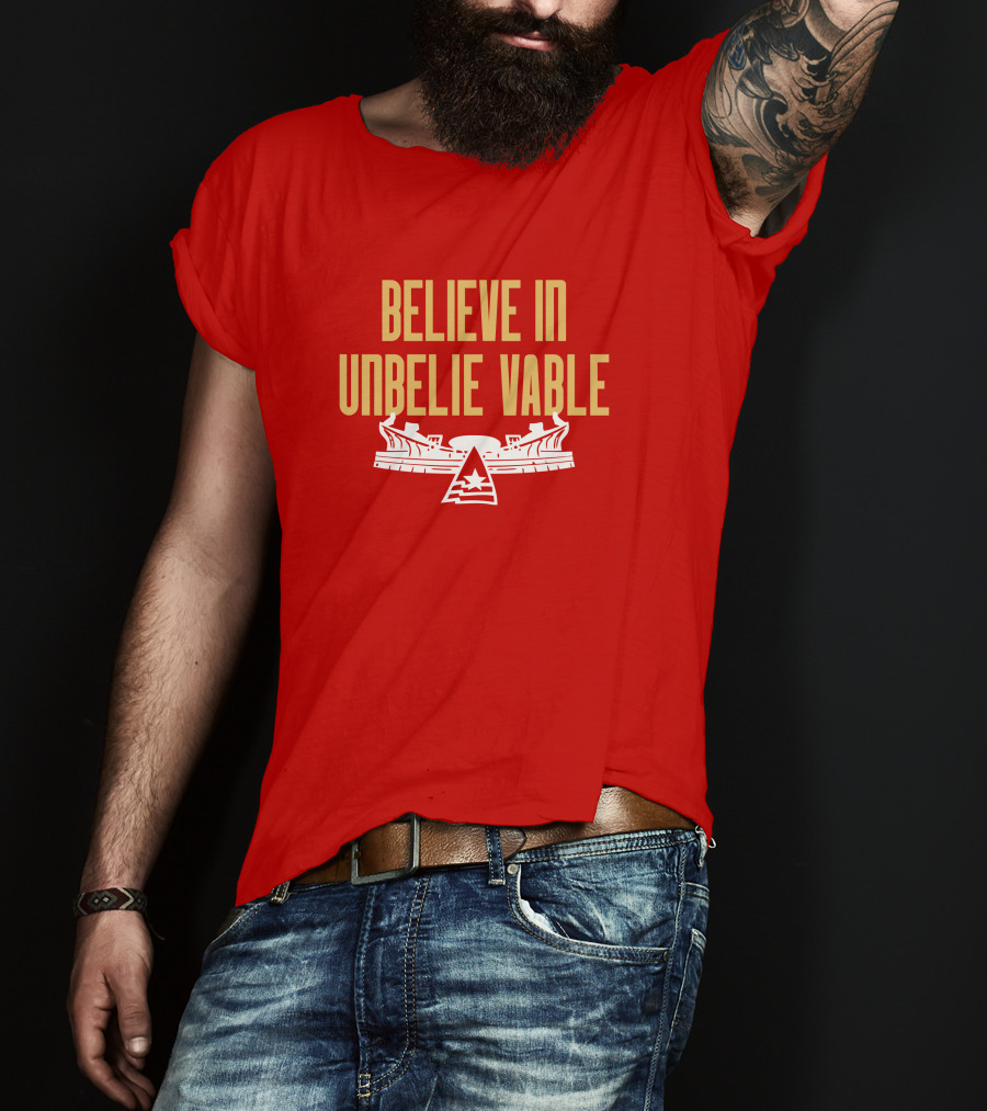 Ronald Jones Chiefsaholic Believe In Unbelievable T-Shirt