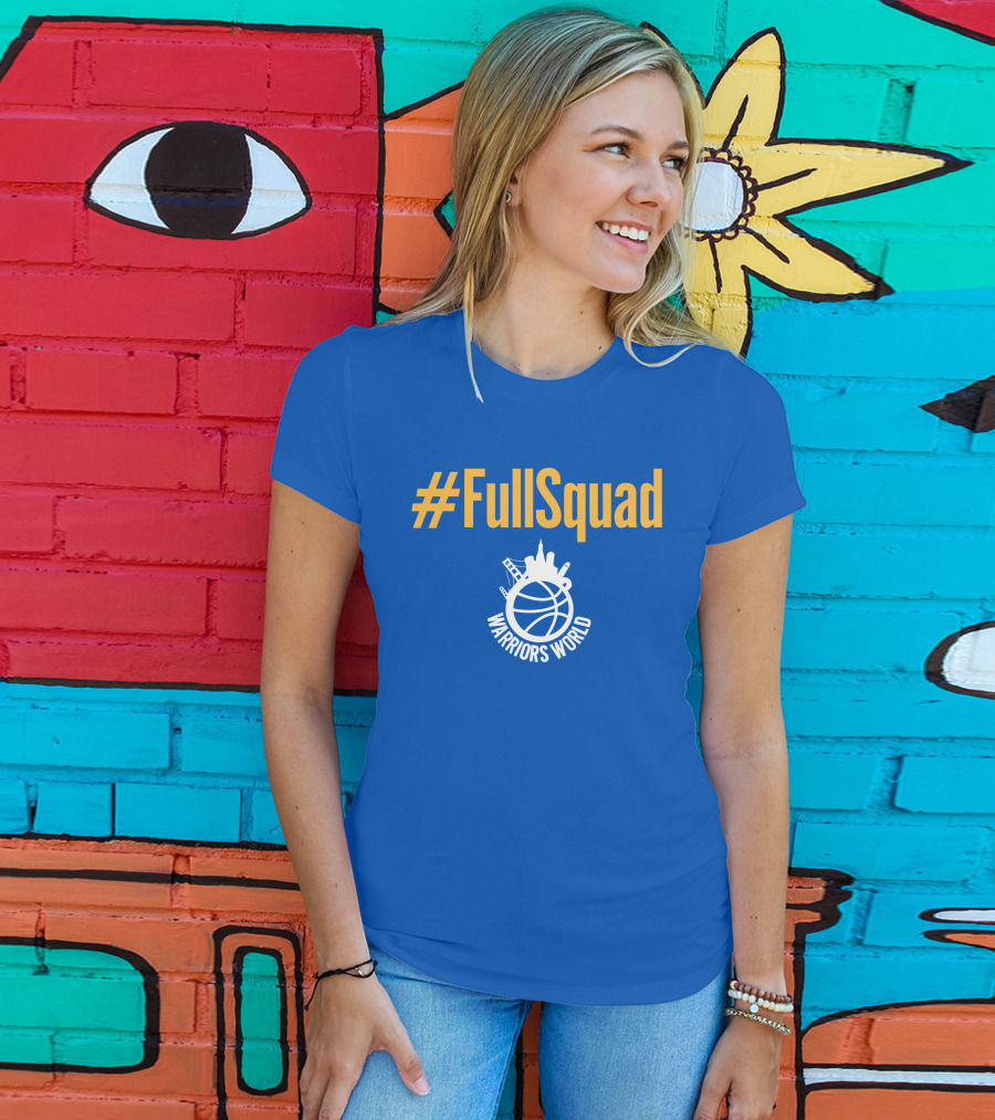 FullSquad Warriors World Basketball Skyline T-Shirt