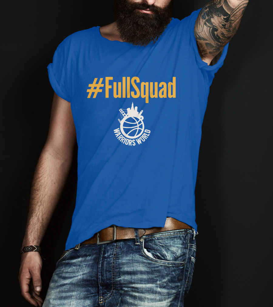 FullSquad Warriors World Basketball Skyline T-Shirt
