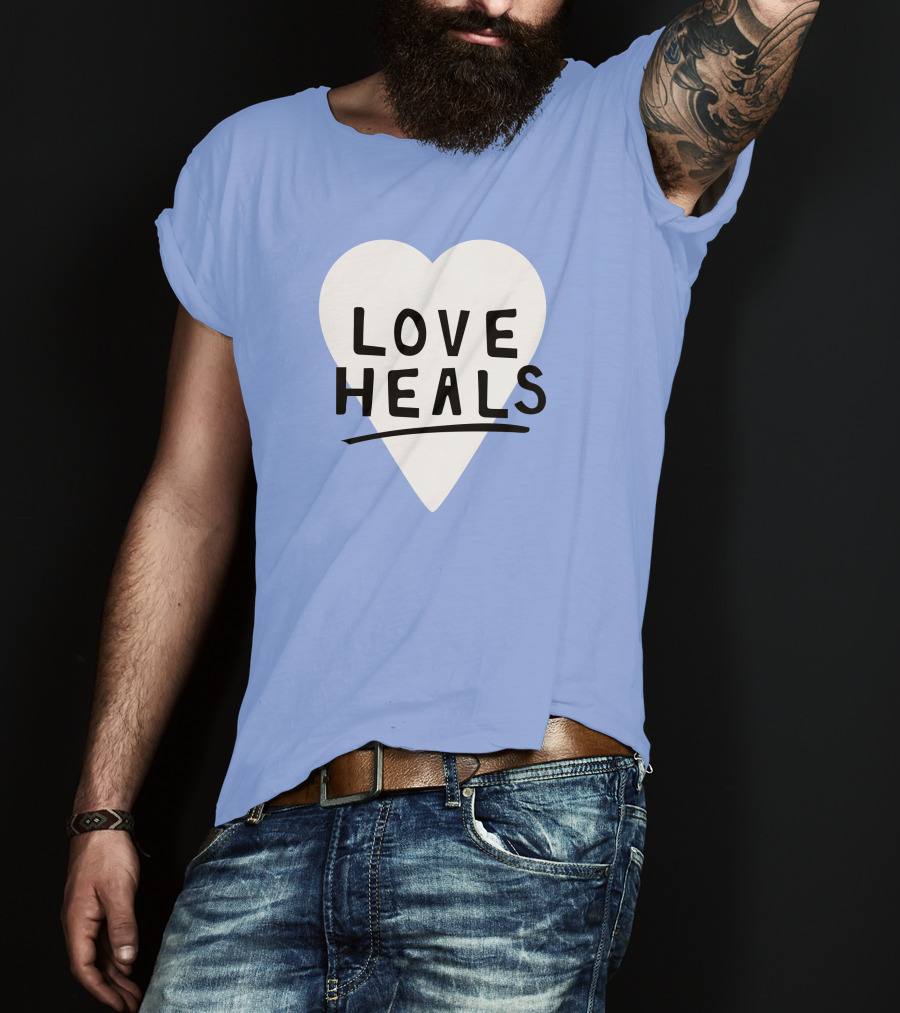 Bench Shop Love Heals Heart T-Shirt