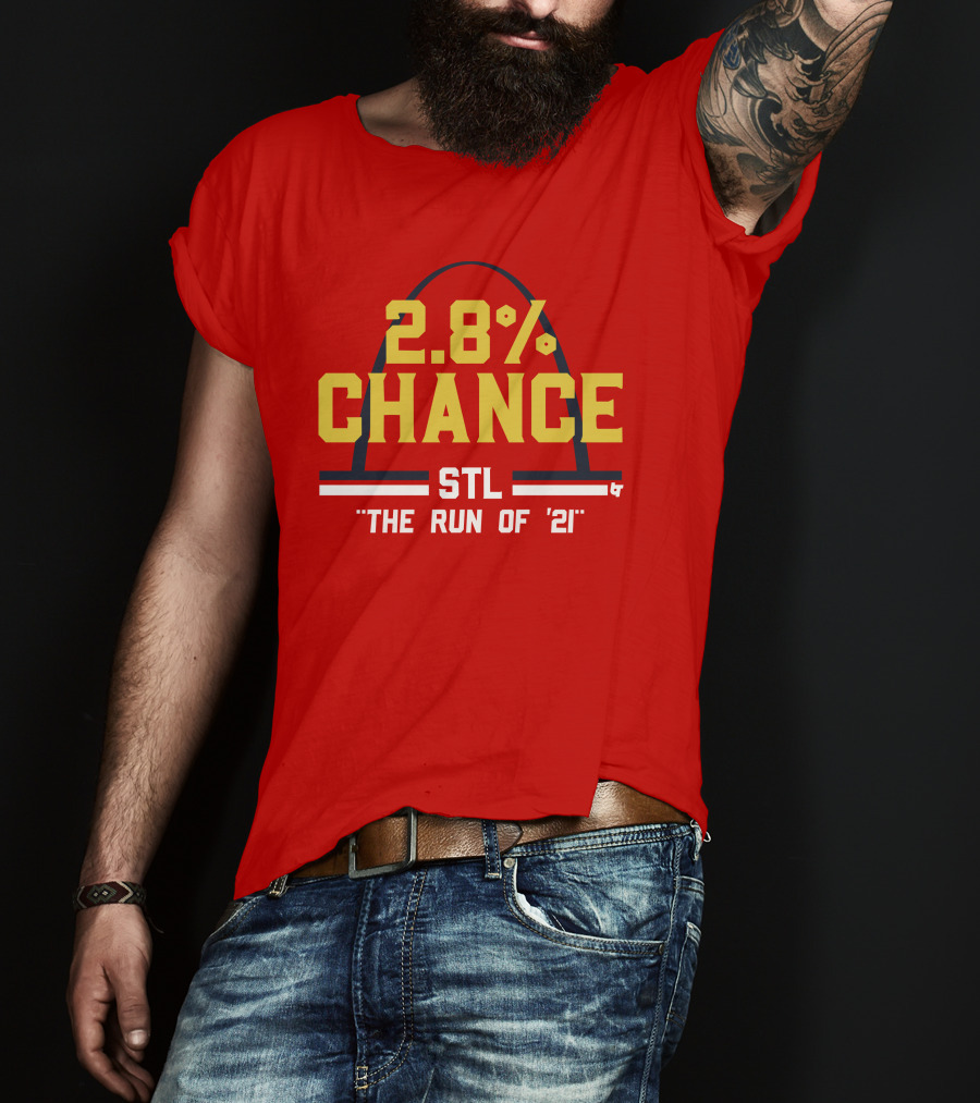 2.8% Chance STL The Run Of '21 T-Shirt