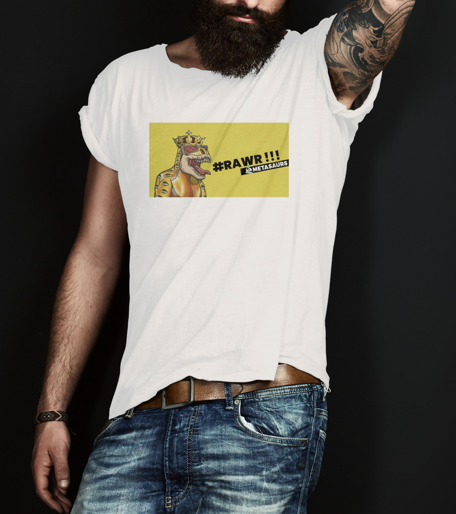 RAWR Metasaurs By Dr Dmt Metasaurs Merch T-Shirt