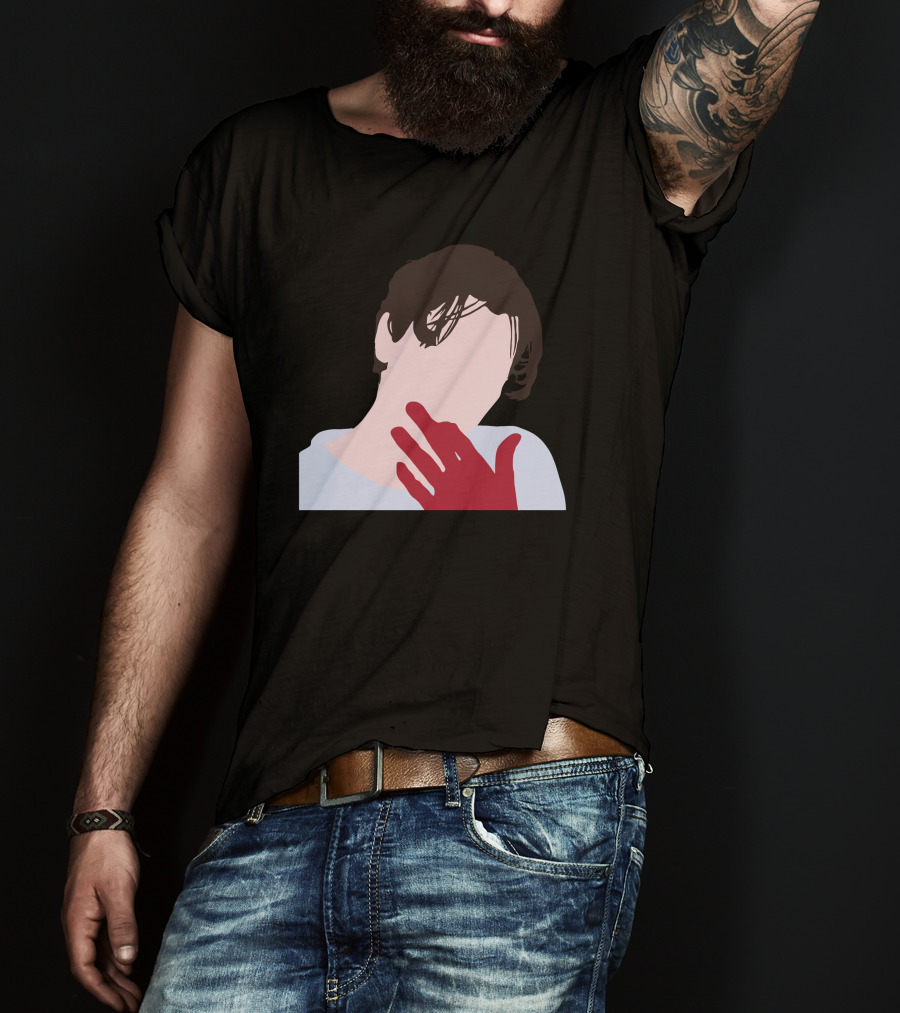 Billy Loomis Graphic Red Hand Monochrome Face T-Shirt