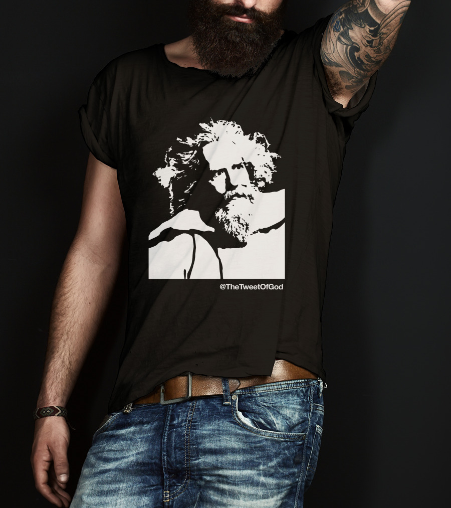 TheTweetOfGod Iconic God Face T-Shirt