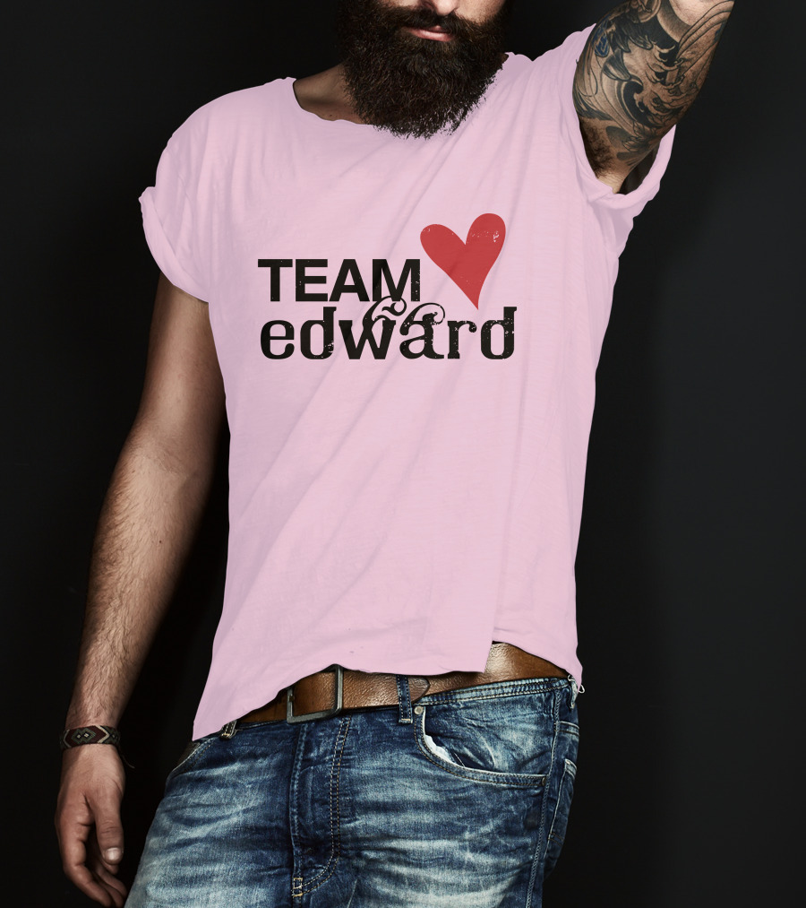 Team Edward Heart Taylor Lautner SNL T-Shirt