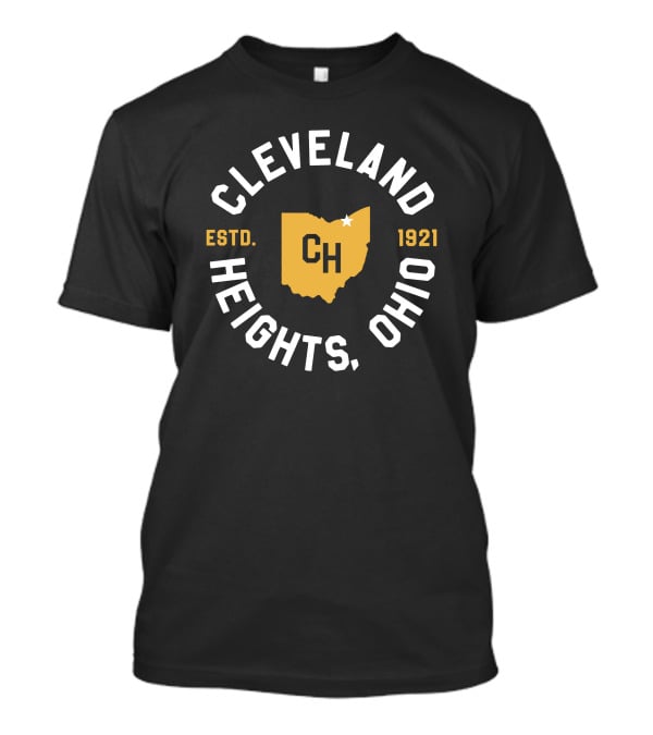 Cleveland Heights Ohio Estd 1921 Cleveland Clothing Co Store CH Map T-Shirt