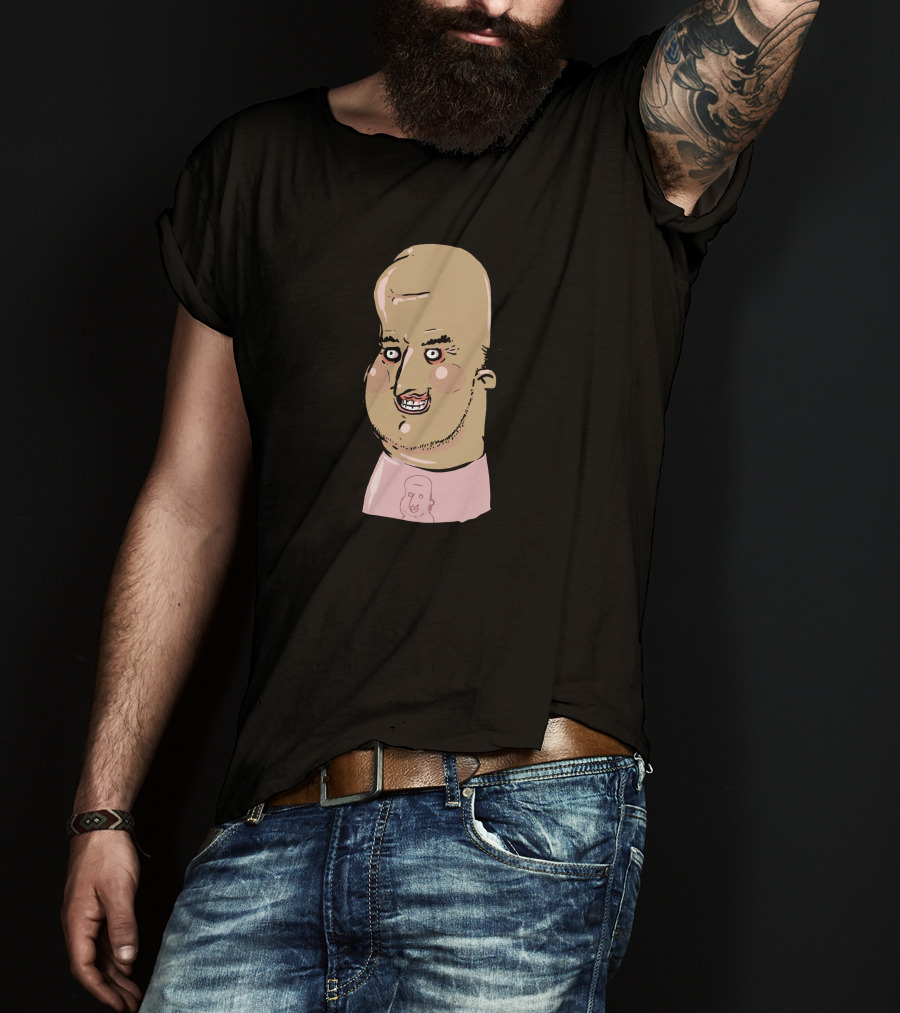 Zogi Corp Store The Critique Jhonen Vasquez Andrew Bell Character With Cartoon Face T-Shirt